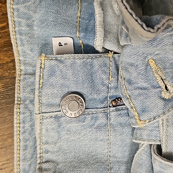 NWT Garage Paperbag Light Wash Denim Skirt Small - Picture 4 of 4